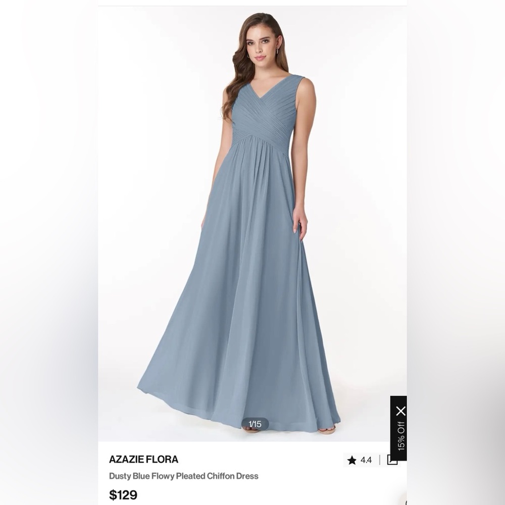 DUSTY BLUE - Bridesmaid dress from Azazie - Picture 1 of 2
